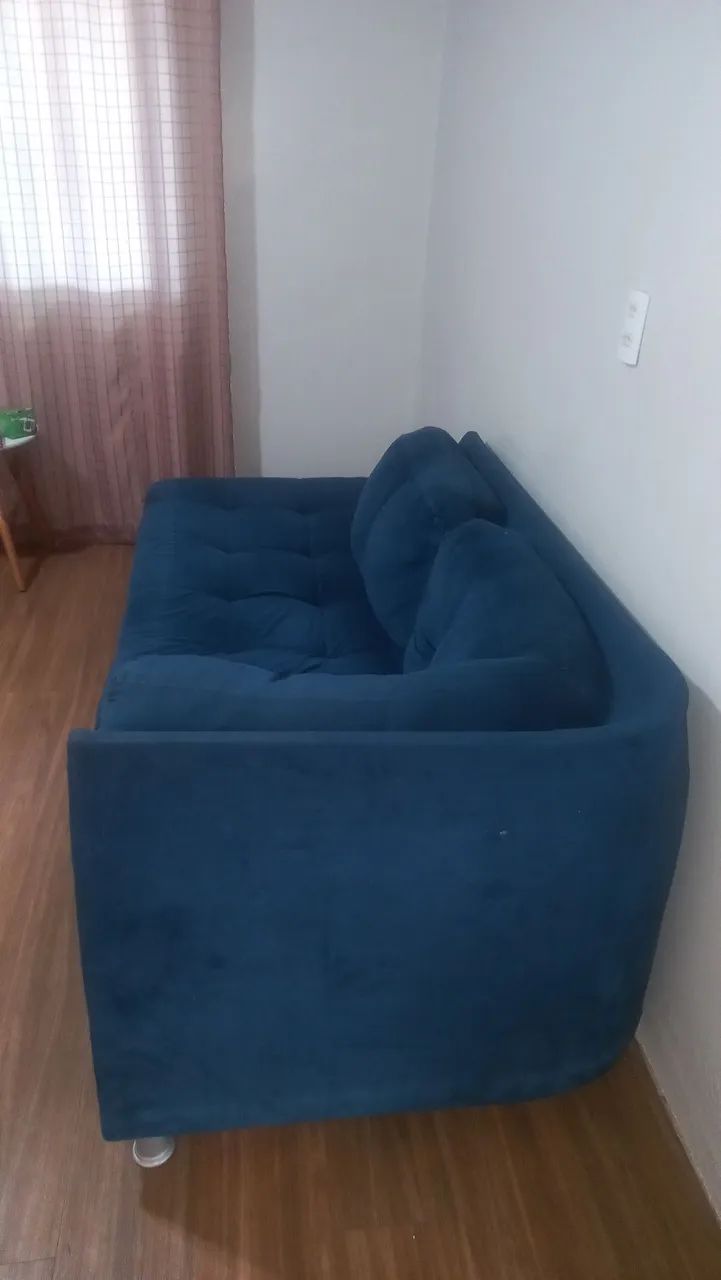  Vendo Sofá 3 lugares 900,00reais  - Foto 4