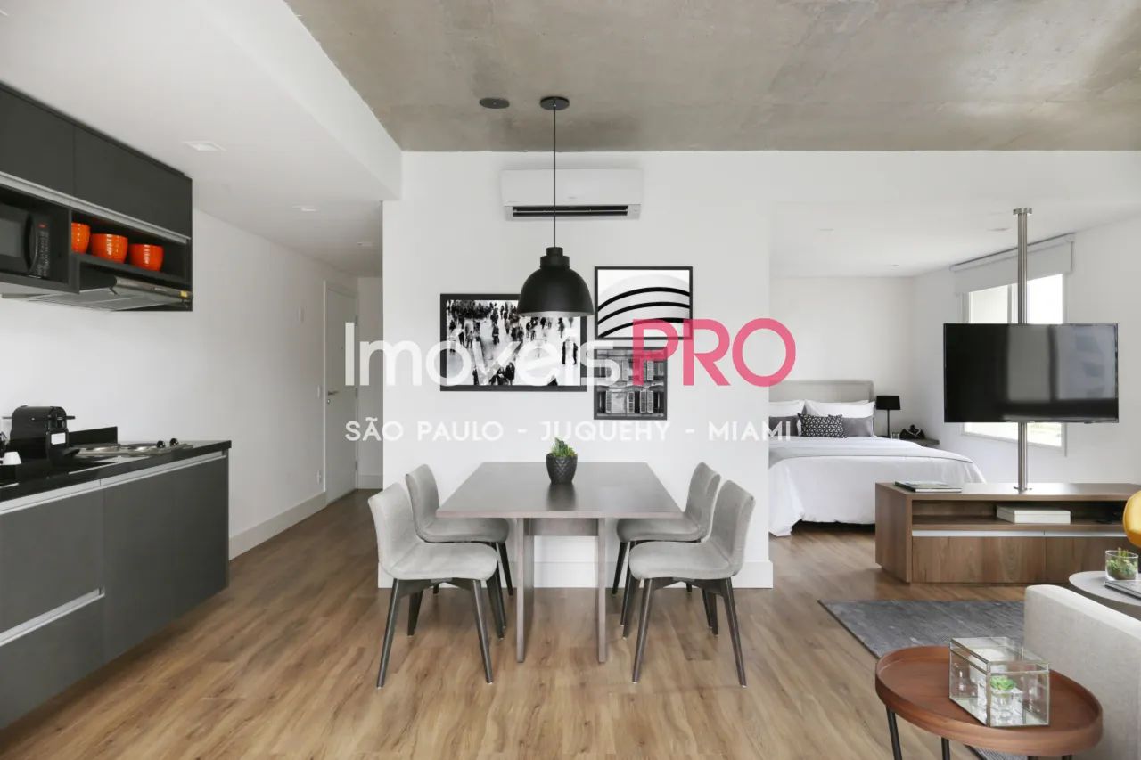 Apartamento no Brooklin mobiliado e com ar condicionado na sala e no quarto - Foto 4