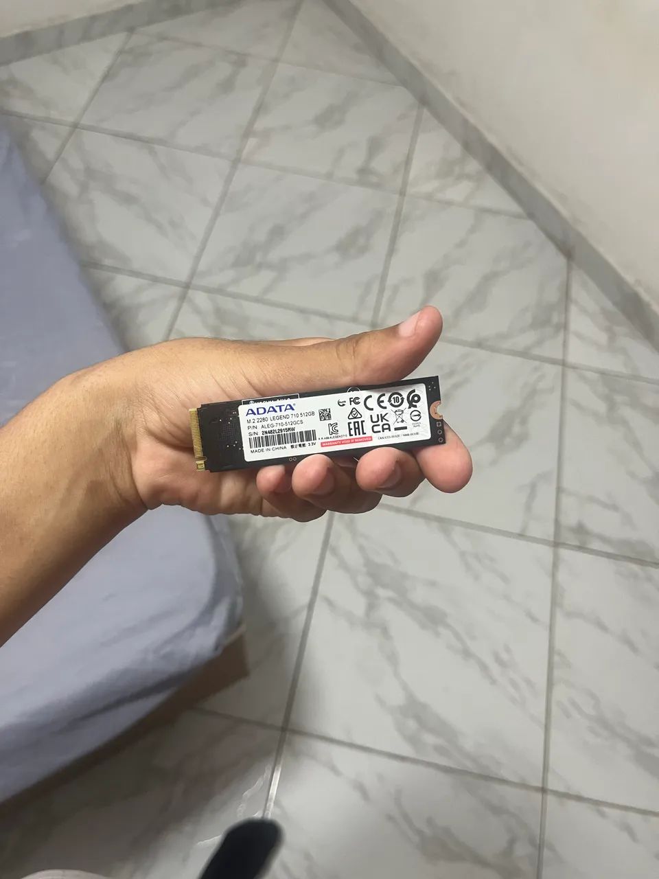 SSD M.2 NVMe 512GB ADATA Legend 710 - Perfeito Estado - Foto 2