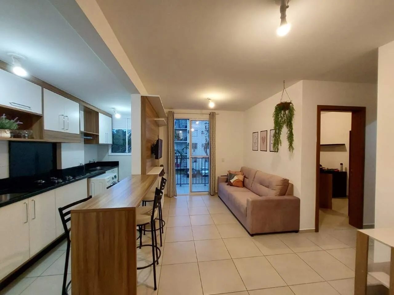 Apartamento para aluguel, 2 quartos, 1 vaga, Vargem do Bom Jesus - Florianópolis/SC