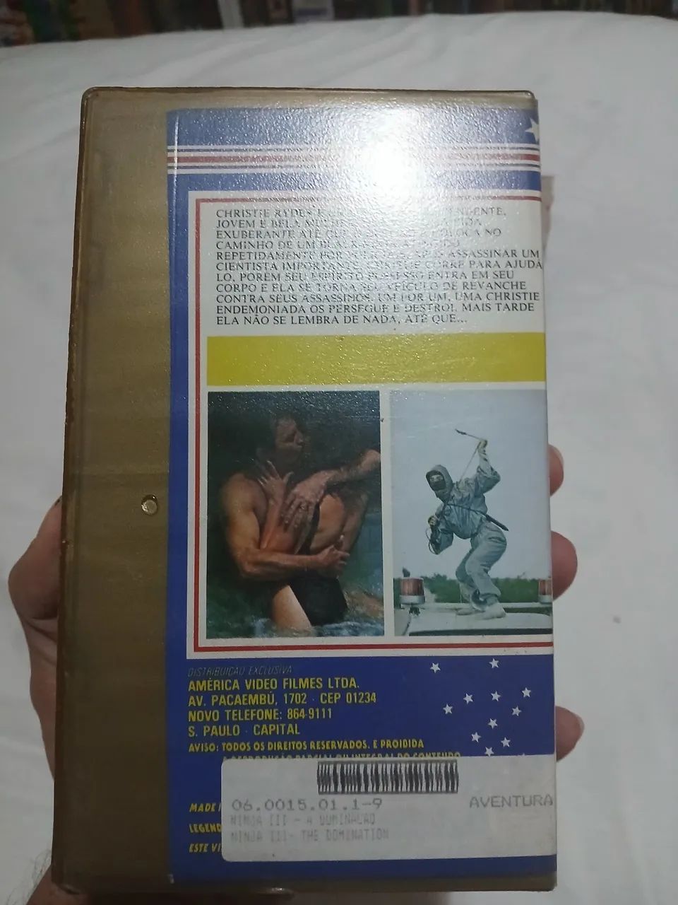 Vhs ninja 3 a dominaçao rarissimo america video - CDs, DVDs etc