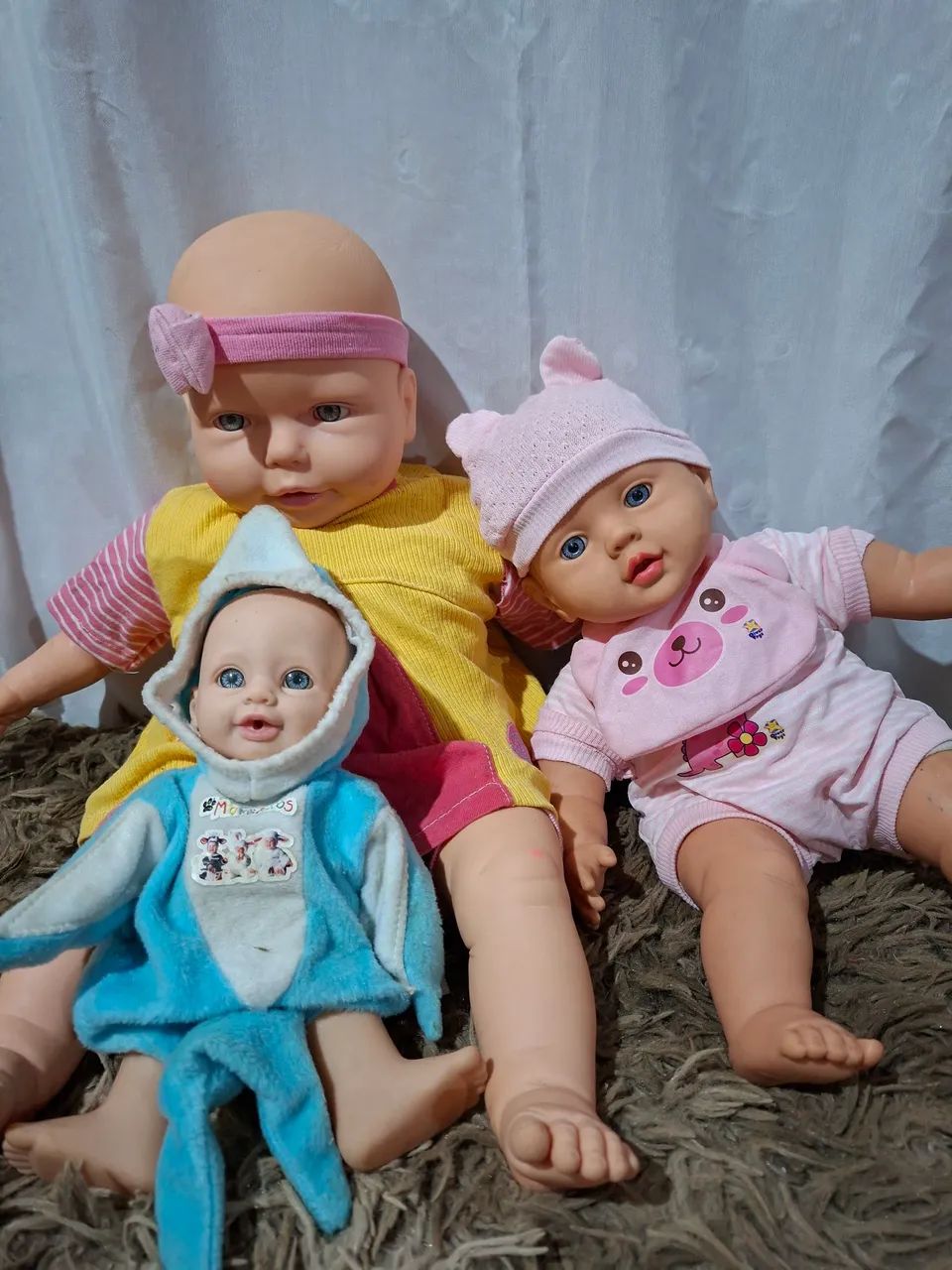 Kit 3 Bonecas Bebês  - Foto 5