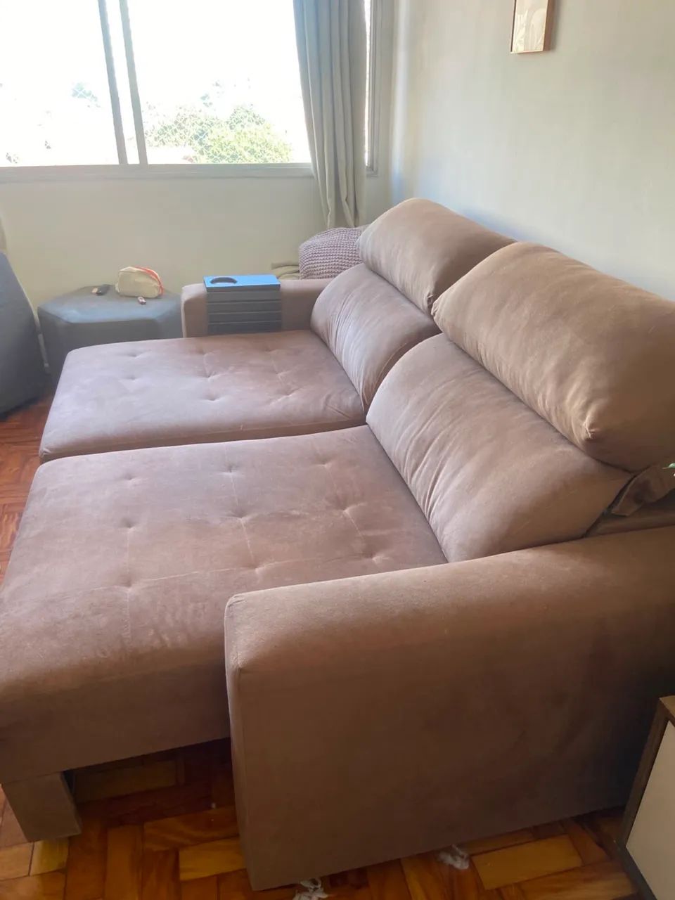 Sofá grande 2,2m retratil 2 lugares - Foto 3