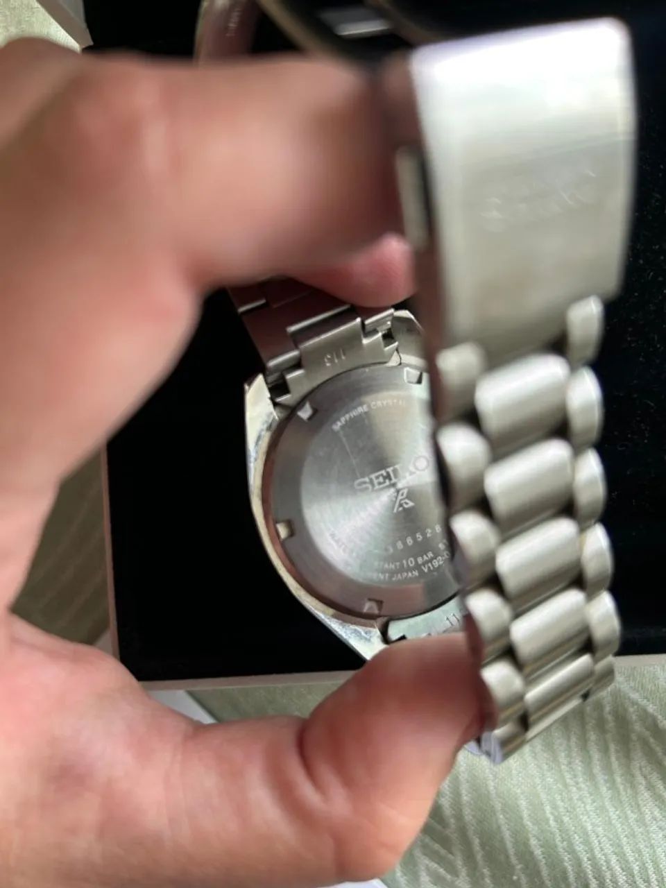 Seiko Prospex Speedtimer Solar Chronograph "Panda" (SSC813) - Completo e Impecável - Foto 3