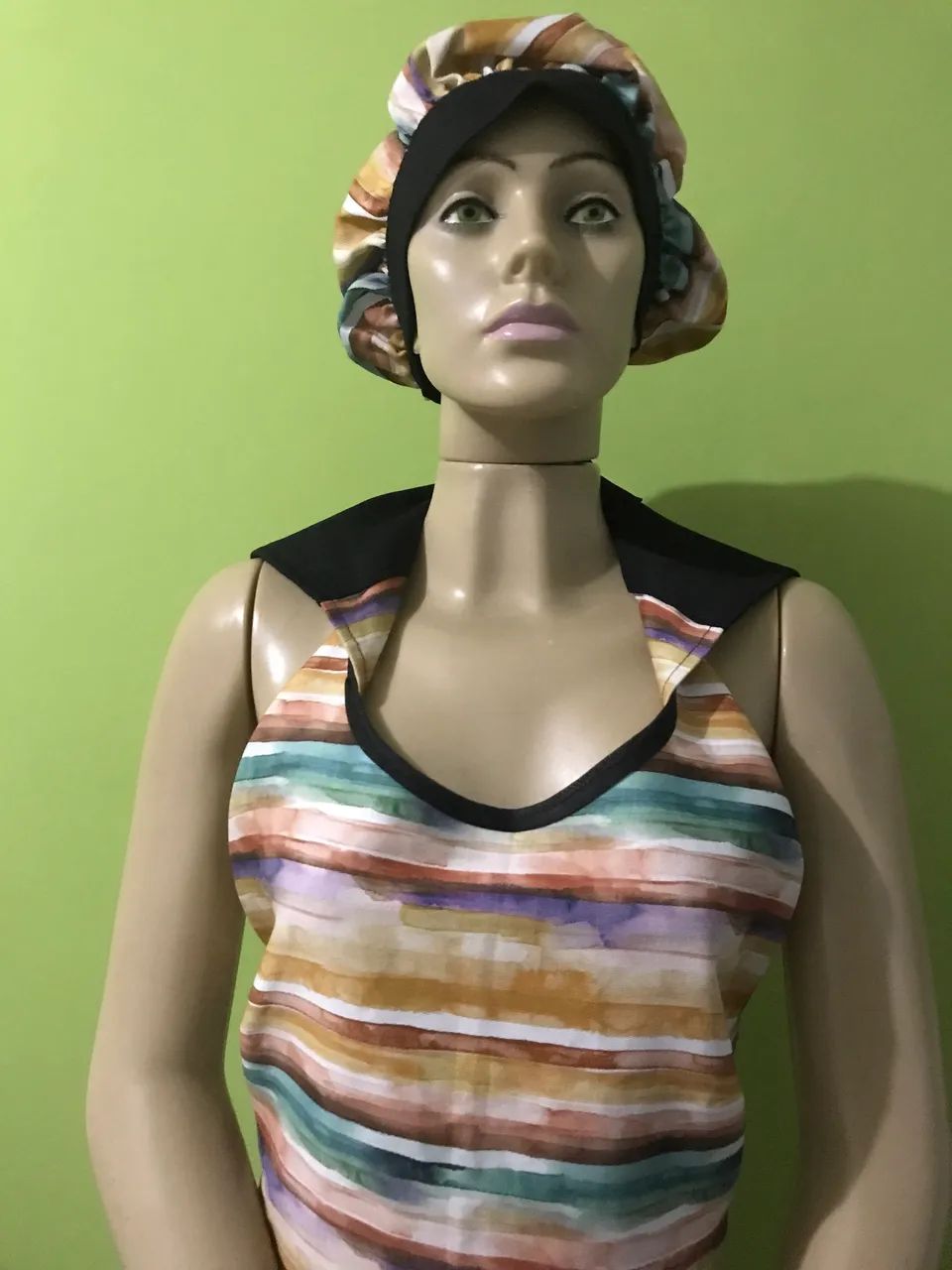 Avental clássico  com touca 
