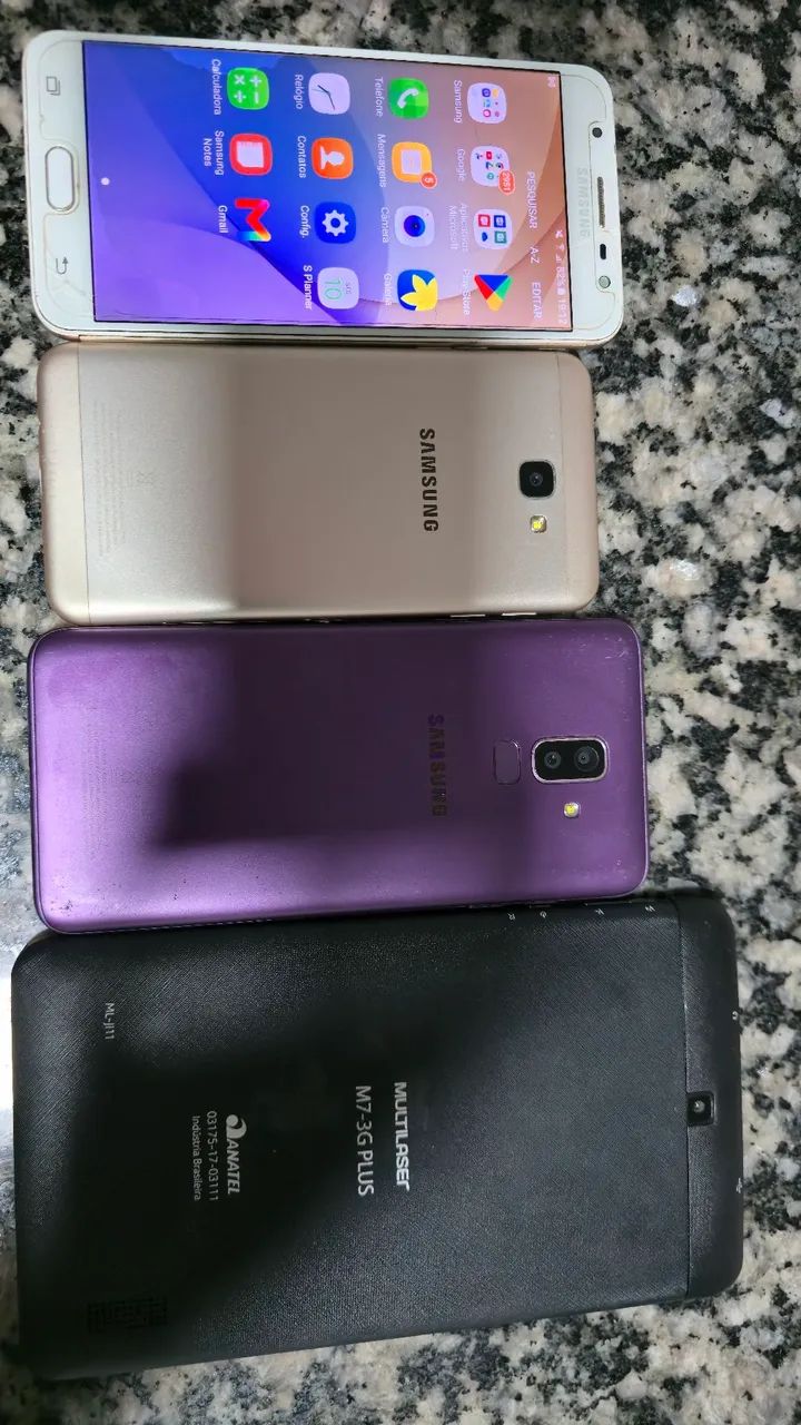 J7prime funcionando + Talblet - J8 e J5prime que não estão funcionando  - Foto 2