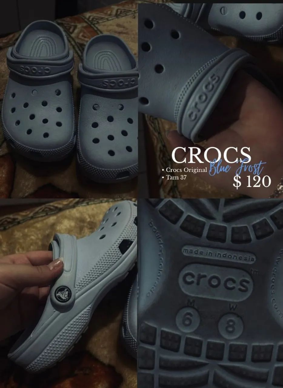 Crocs azul n37