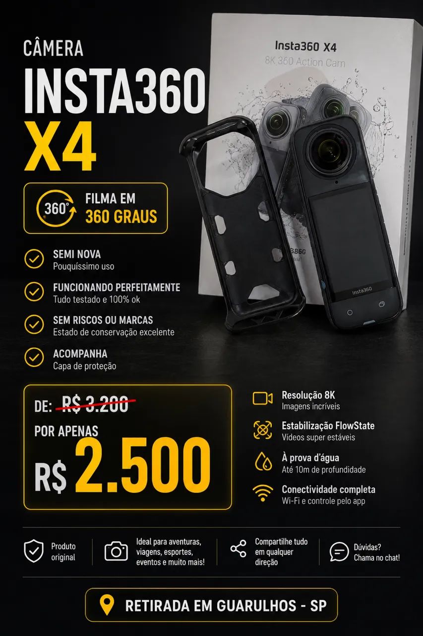 Insta360 X4  - Foto 2