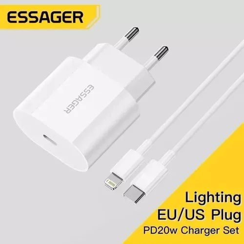 Carregador de Iphone Essager 20w - Foto 4