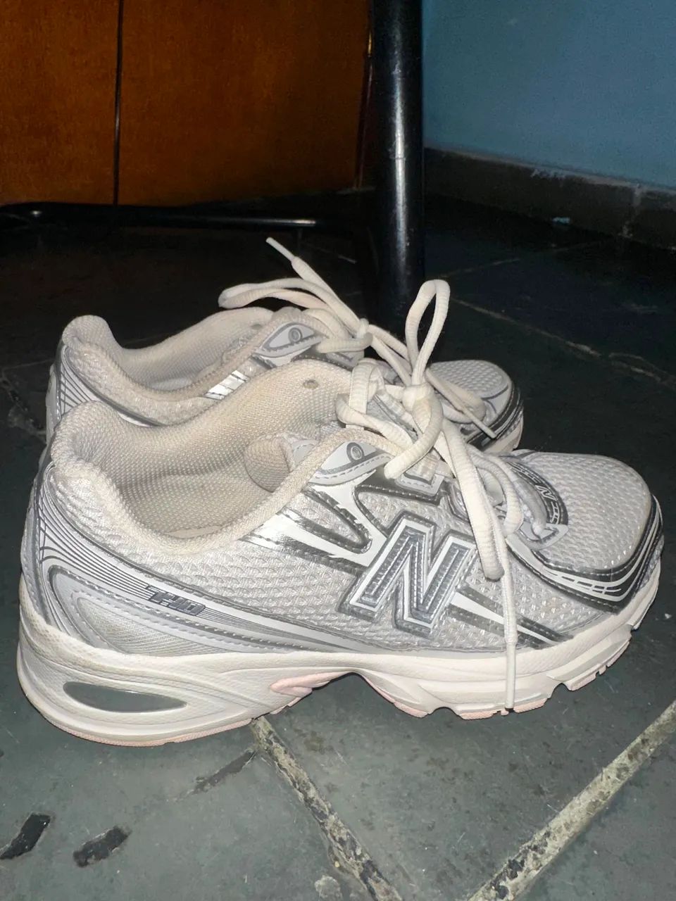 New Balance 740 U740WP2 branco/prata - US 4.5 / EU 37 / 22,5 cm
