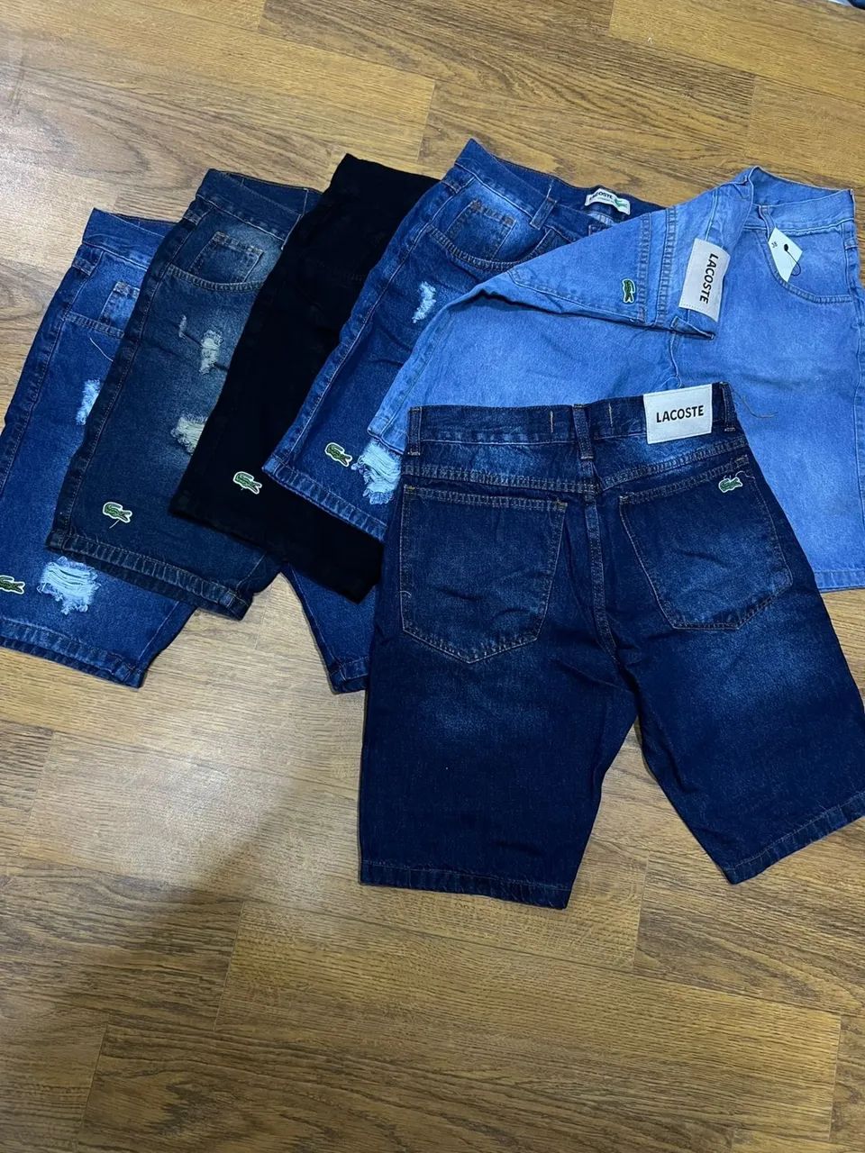 Bermuda jeans masculina  - Foto 4