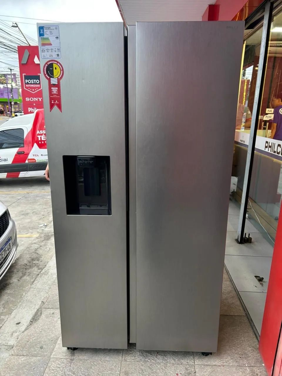 Geladeira SIDE BY SIDE Samsung 602L INOX RS60T5200S9 - Geladeiras