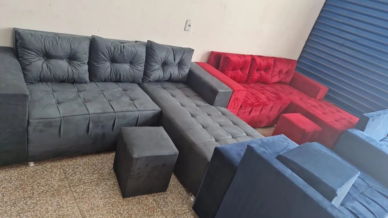 Sofás de 3 lugares com chaise  - Foto 5