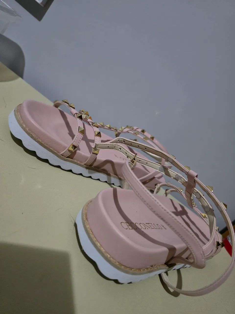 Papete de couro rosa Cecconello - Foto 5