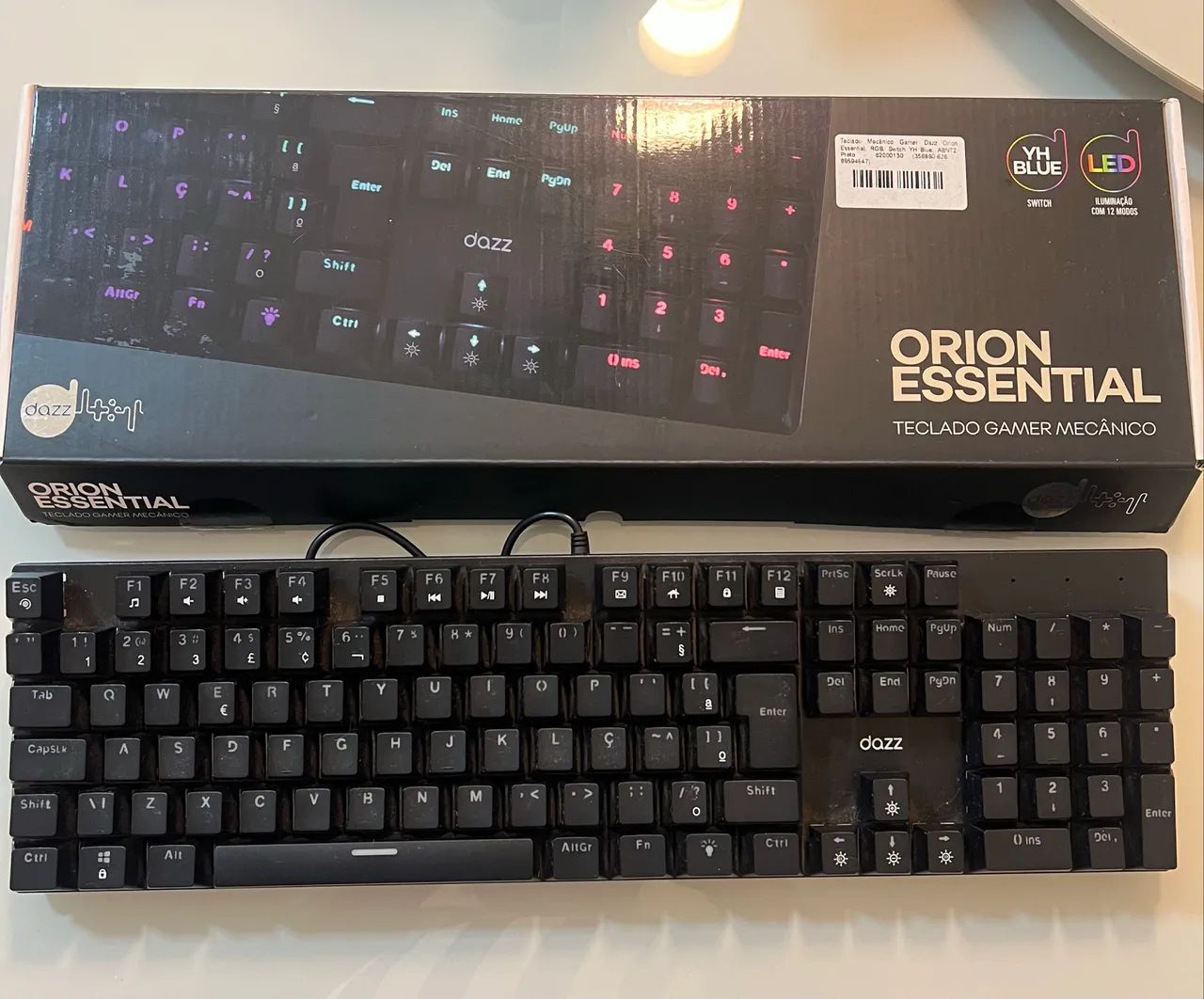 Teclado mecânico gamer Orion Dazz Rgb - Periféricos e Acessórios