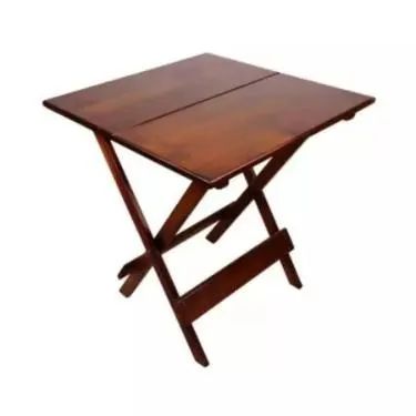MESA MADEIRA 70X70 NOVA