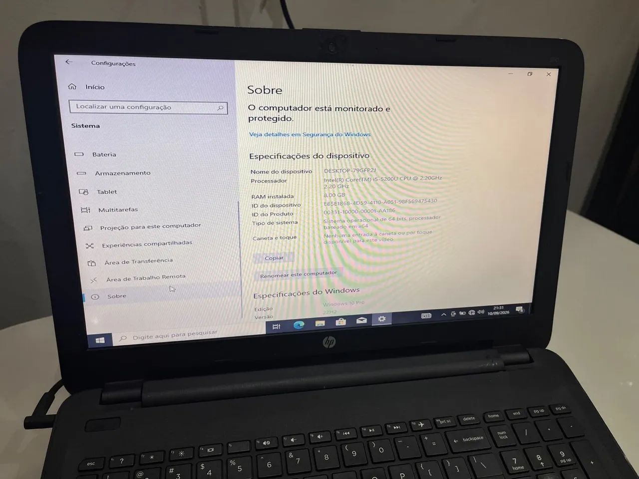 Notebook HP 240 - Core i5 - Foto 3