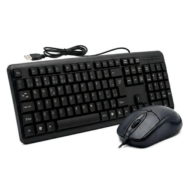 Kit Teclado e Mouse USB ABNT2 para Computador KB110 M365