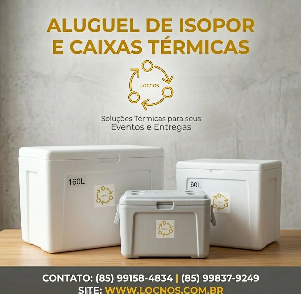 Aluguel de caixas termicas isopor cooler para eventos
