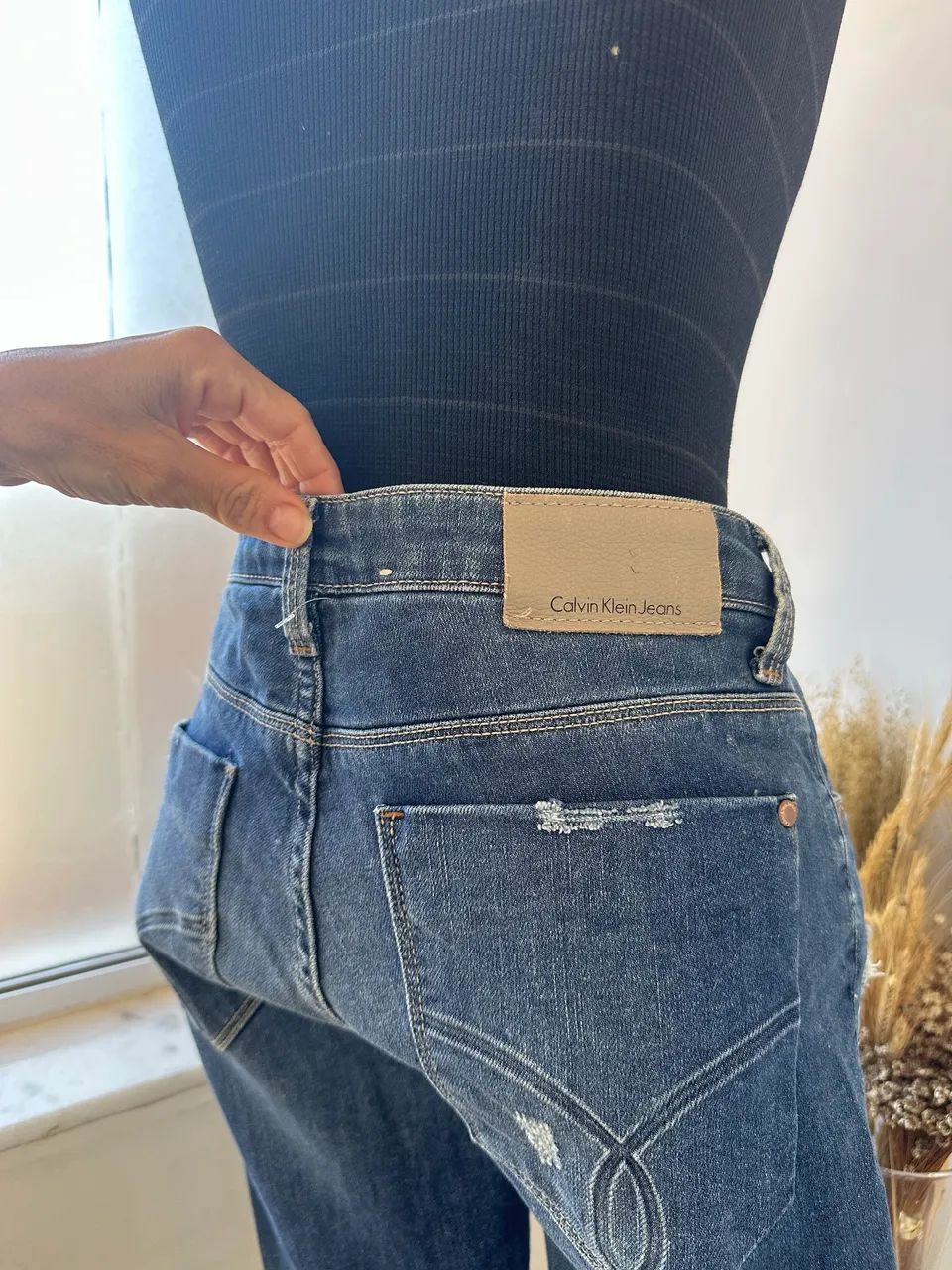 Calça jeans Calvin Klein tam 36 - Foto 3
