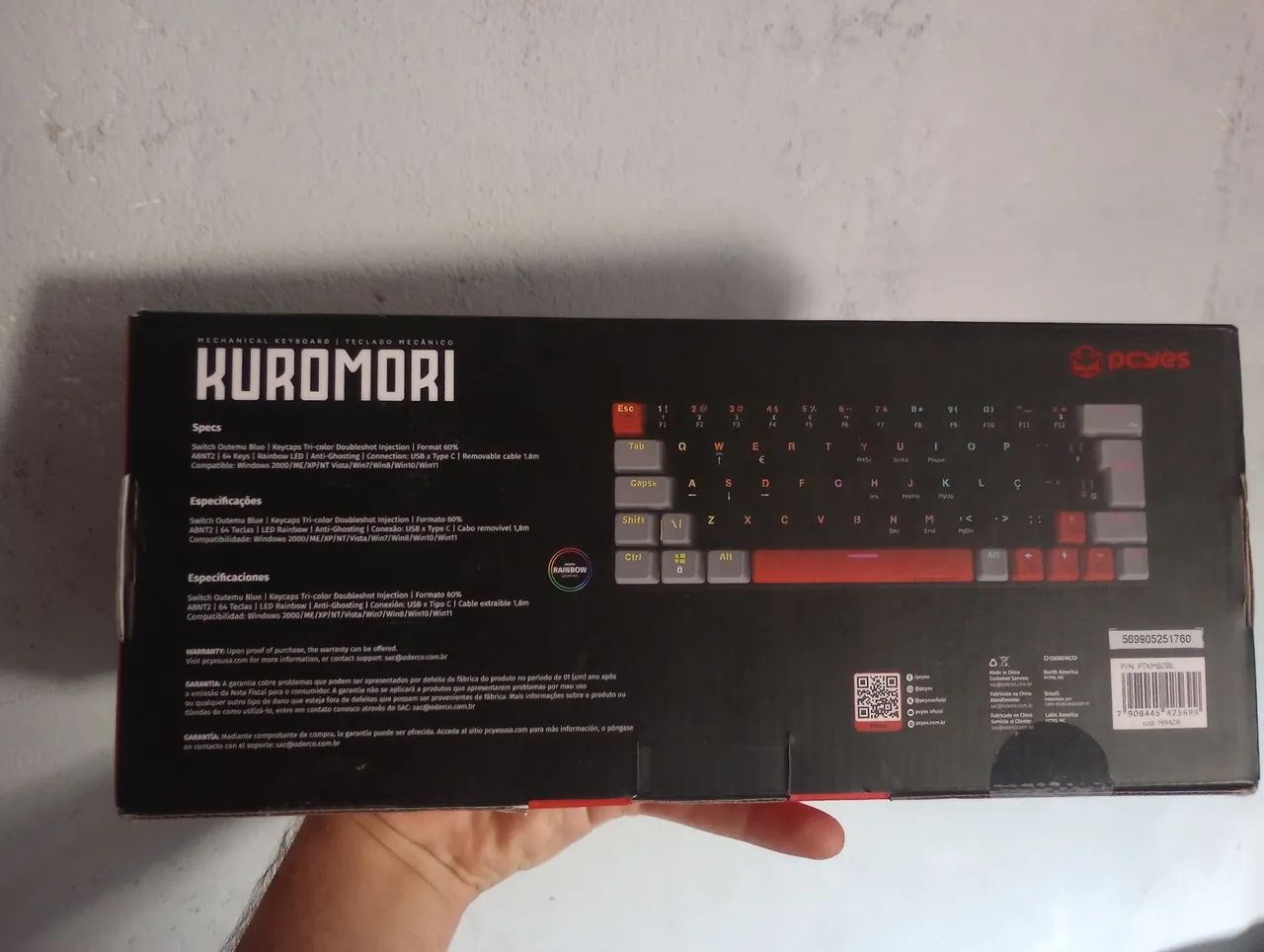 Teclado mecânico pcyes - Foto 3