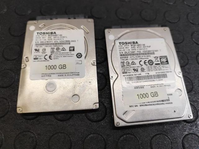 Hd Toshiba de 1 TERA (1000 GB) Saudáveis - Preço unitário