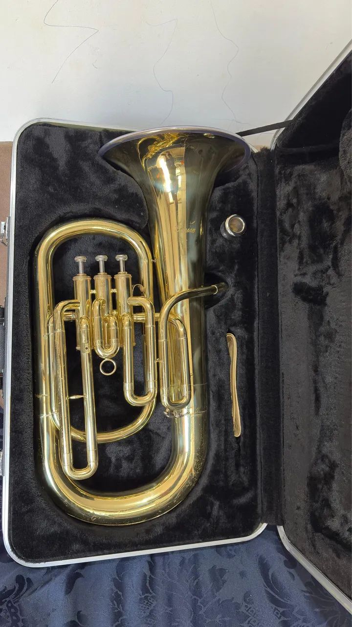 Euphonium Bombardino 3 Pisto Benson - Instrumentos musicais