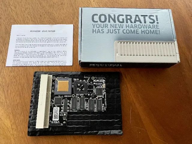Placa Aceleradora para Commodore Amiga 1200 - Nova