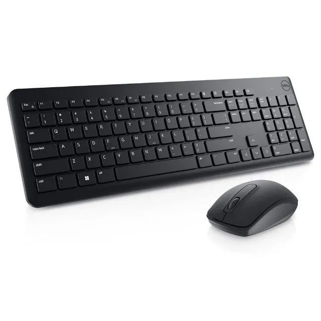 TECLADO E MOUSE SEM FIO KM3322W PRETO - DELL