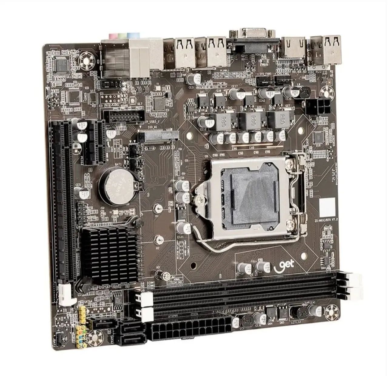 Placa-Mãe Get H61 DDR3 M2 LGA 1155,  - Foto 5