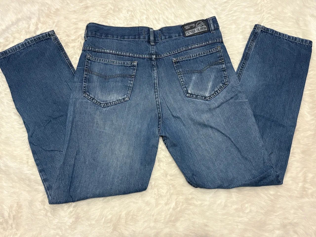 Calça Jeans Usada Masculina Azul Jeans Colombo - Foto 3