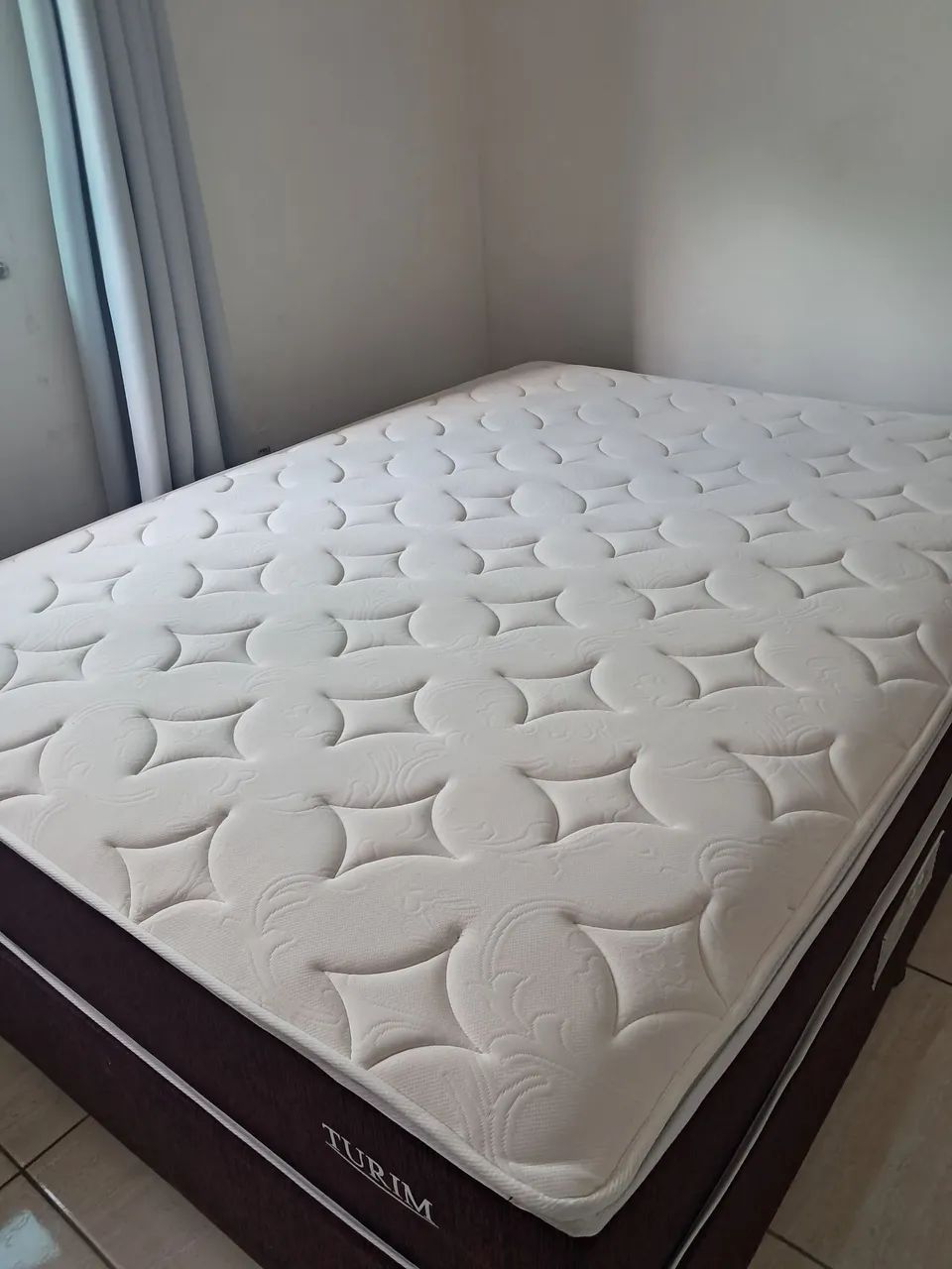 CAMA BOX CASAL SEMI NOVA - Foto 3