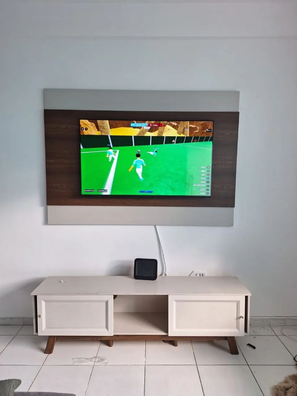 Rack com Painel para TV - Moderno e Conservado