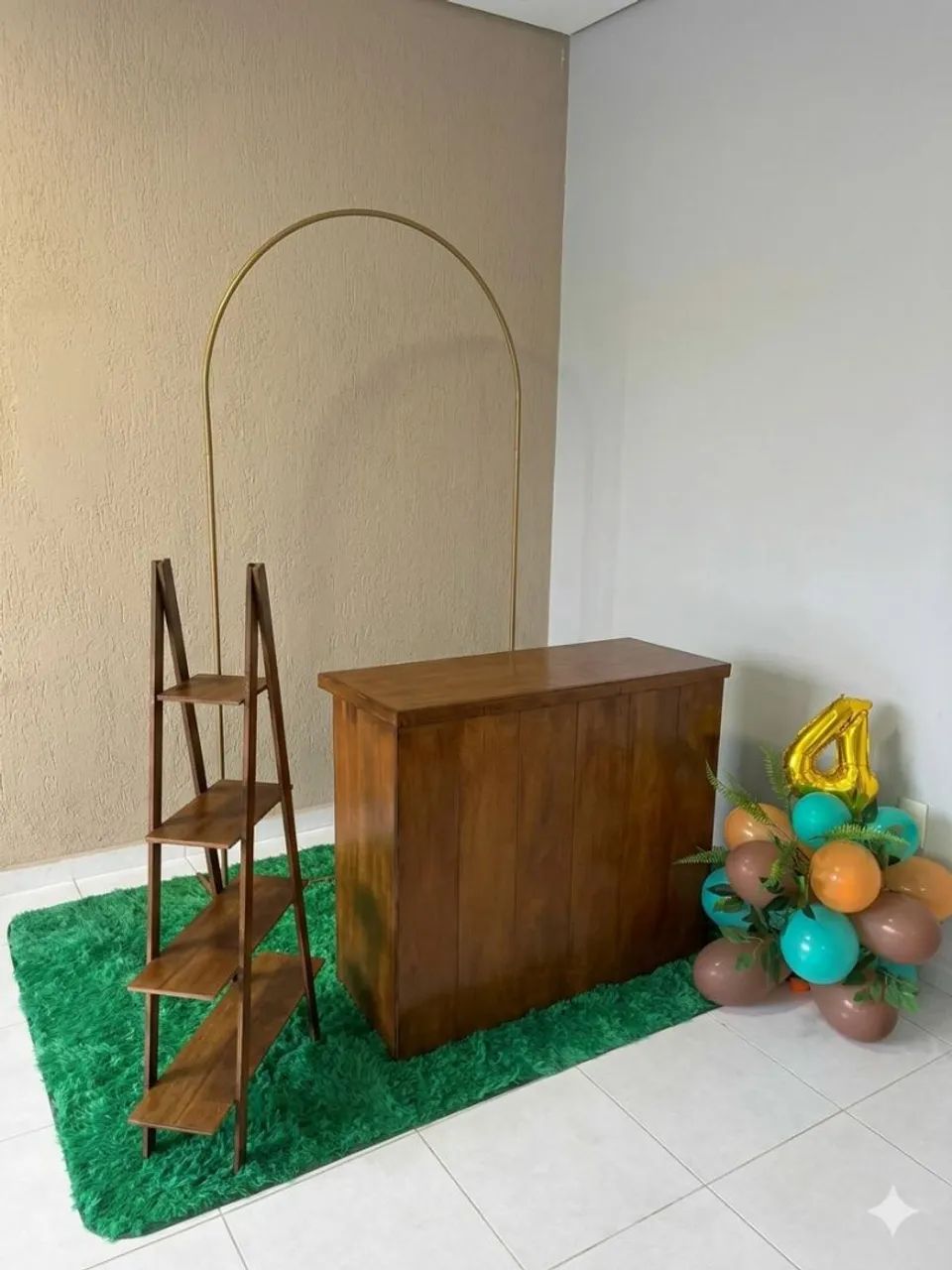 Pegue e monte rústico 