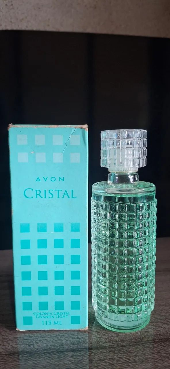 colônia cristal lavanda 115ml raridade da avon