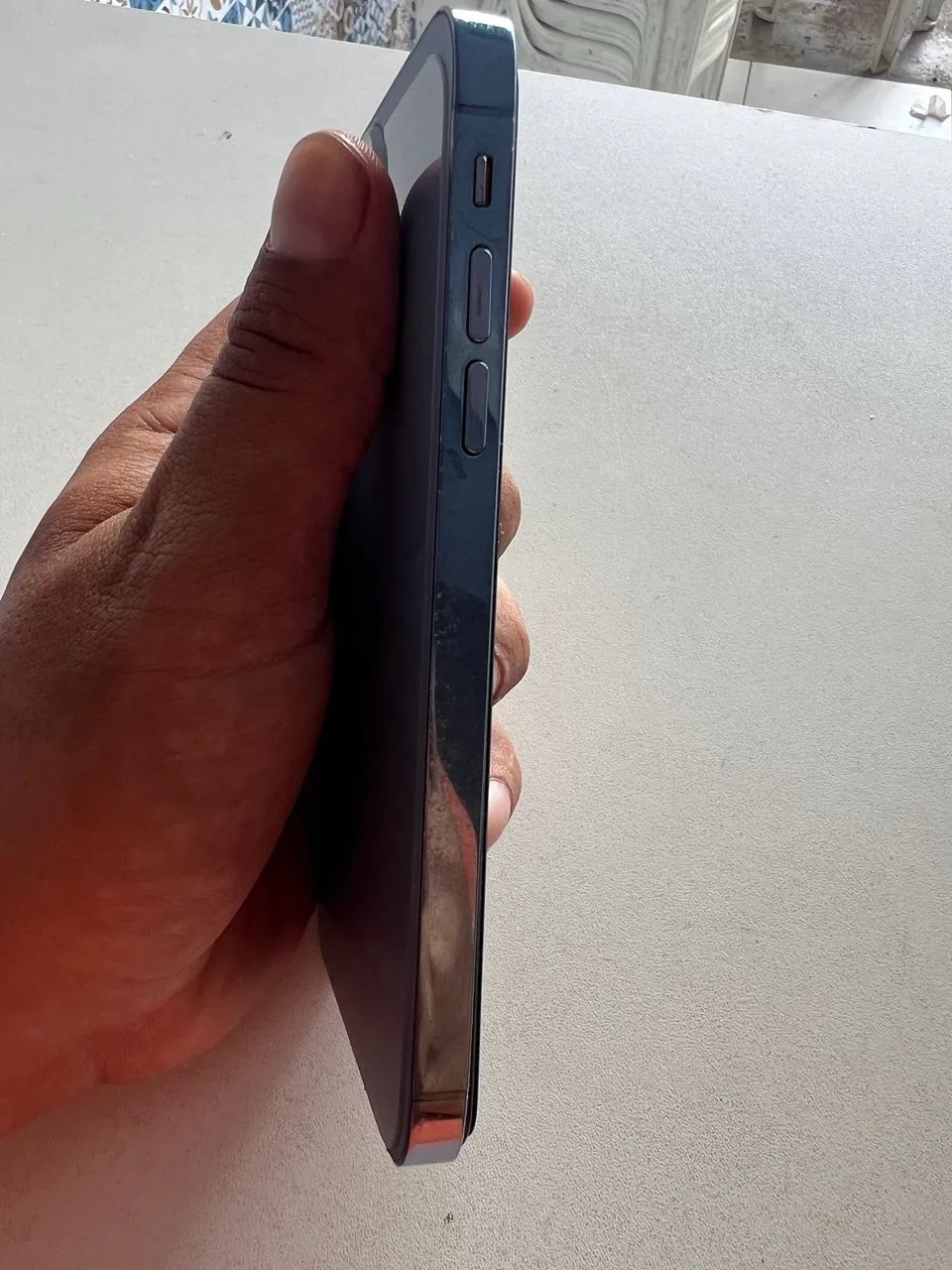 Vendo iphone xr com carcaça de 13 pro azul - Foto 3