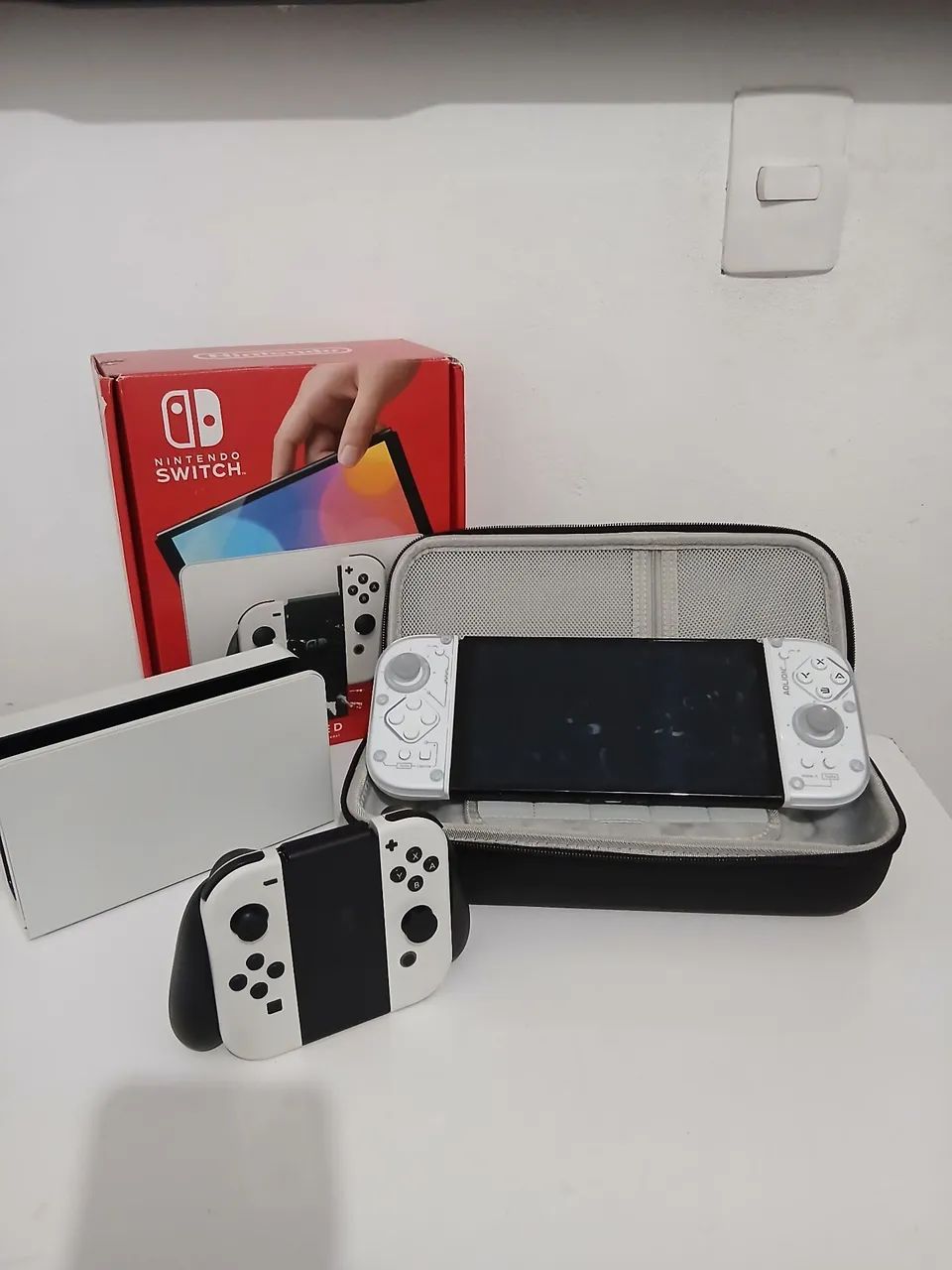 Switch OLED + Controles Ergonômicos + Case - Foto 4