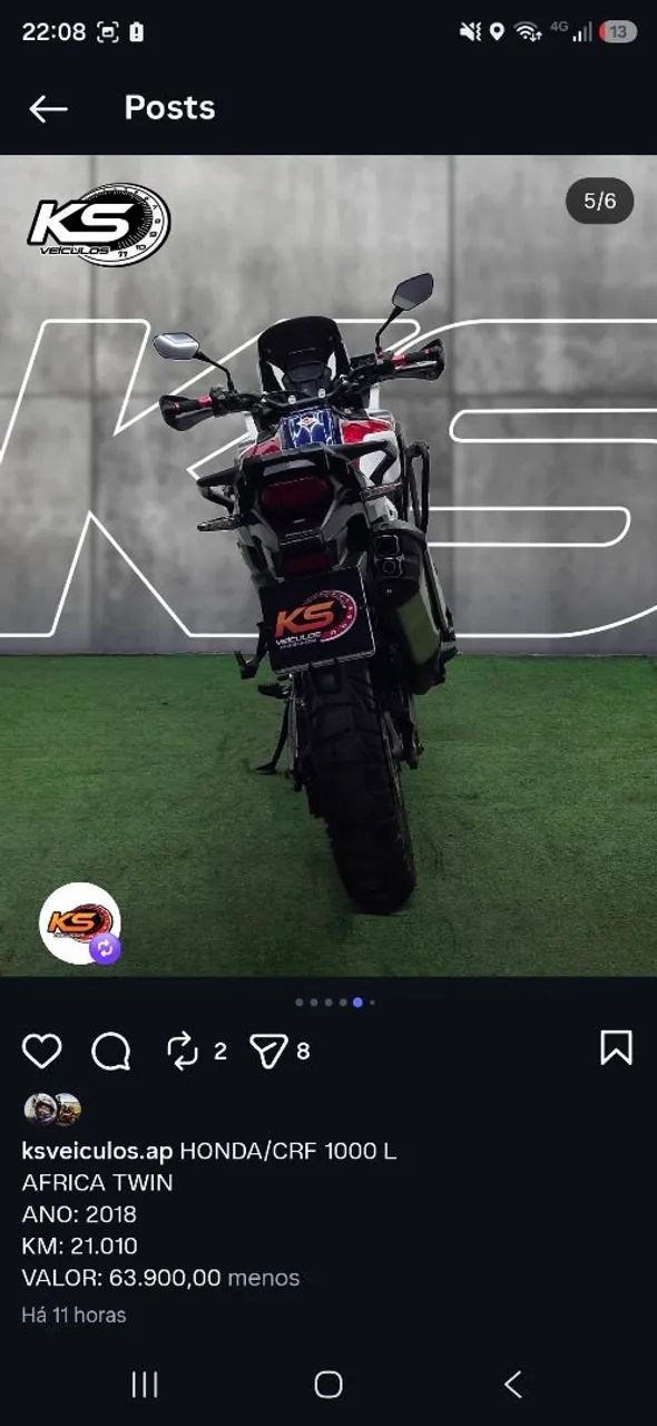 Africa twin 1000  - Foto 5