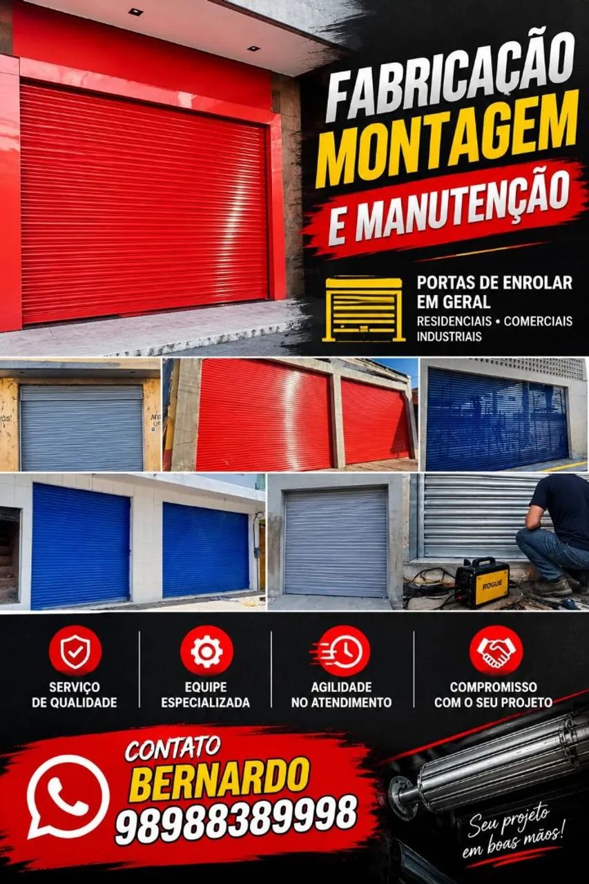 Porta de rolo automática  - Foto 3