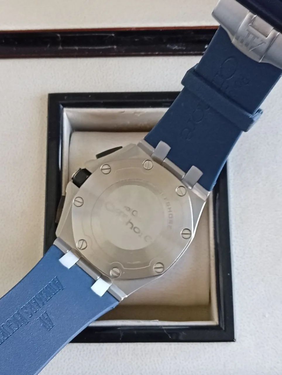 Relógio audenars Piguet offshore azul Royal quartzo - Foto 4
