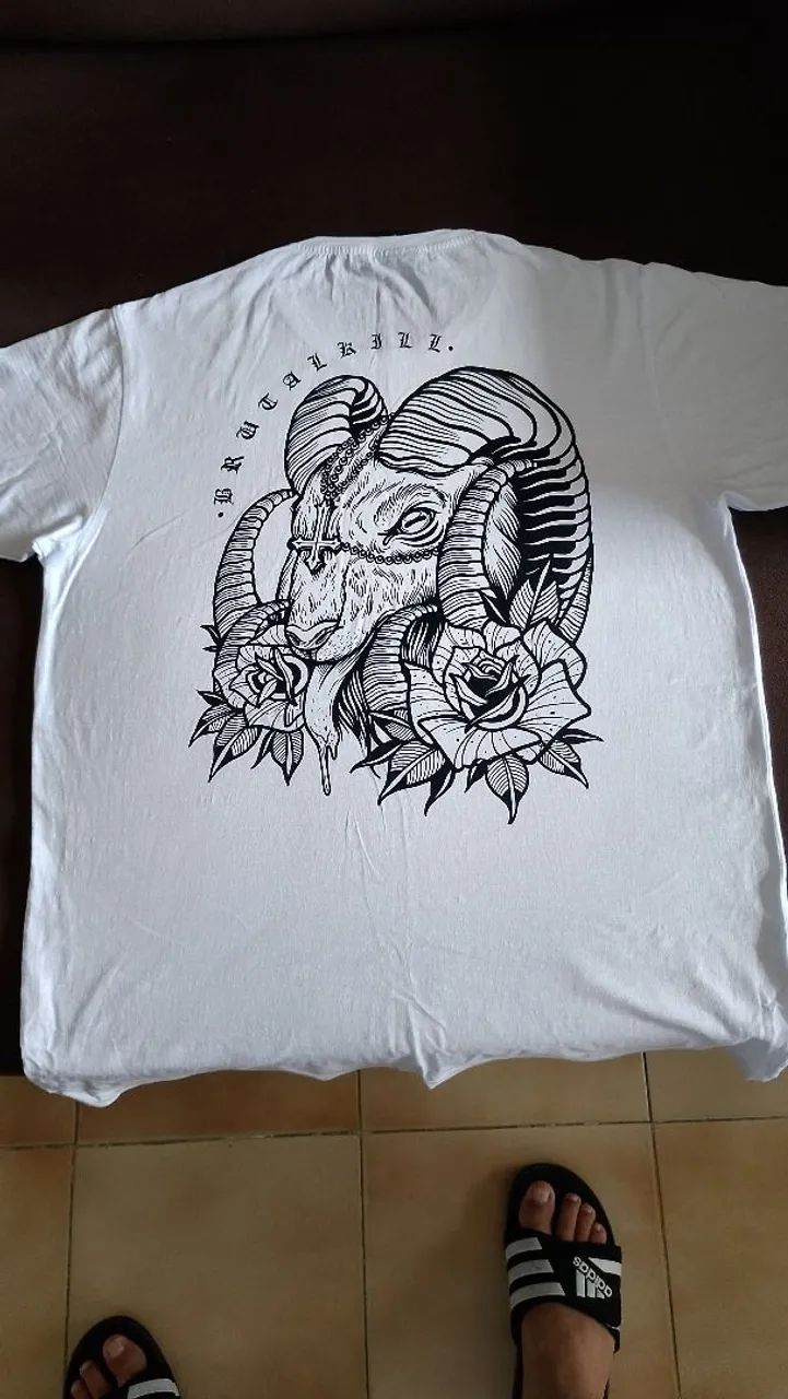 Camisa Brutal kill branca - Foto 2