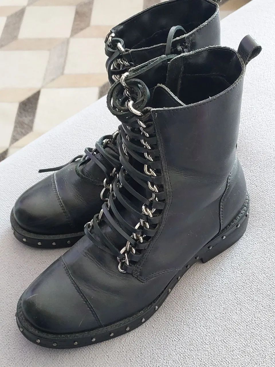 Bota de couro  - Foto 3