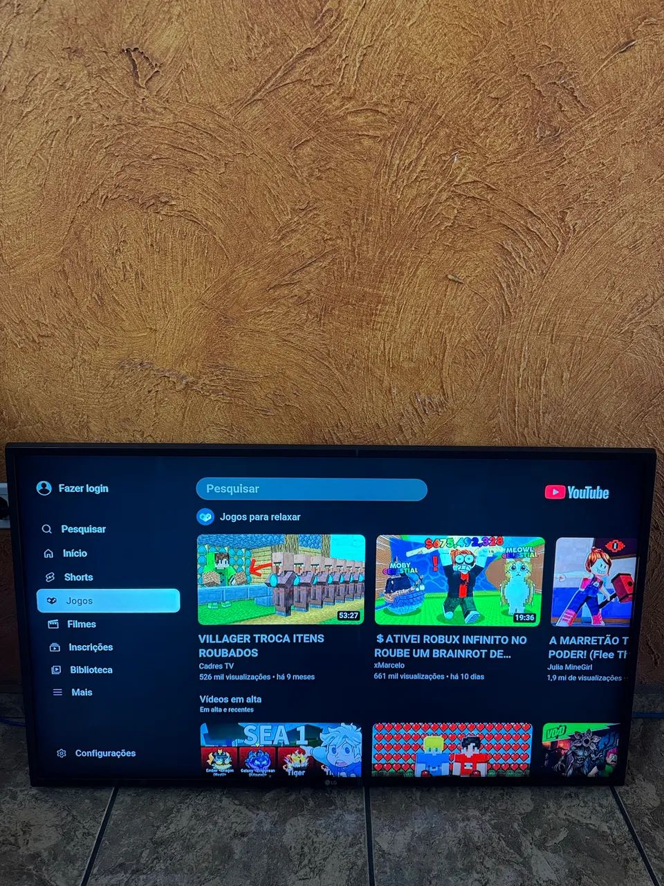 TV 43 LG SMARTV LED ACEITO CARTÃO  - Foto 6