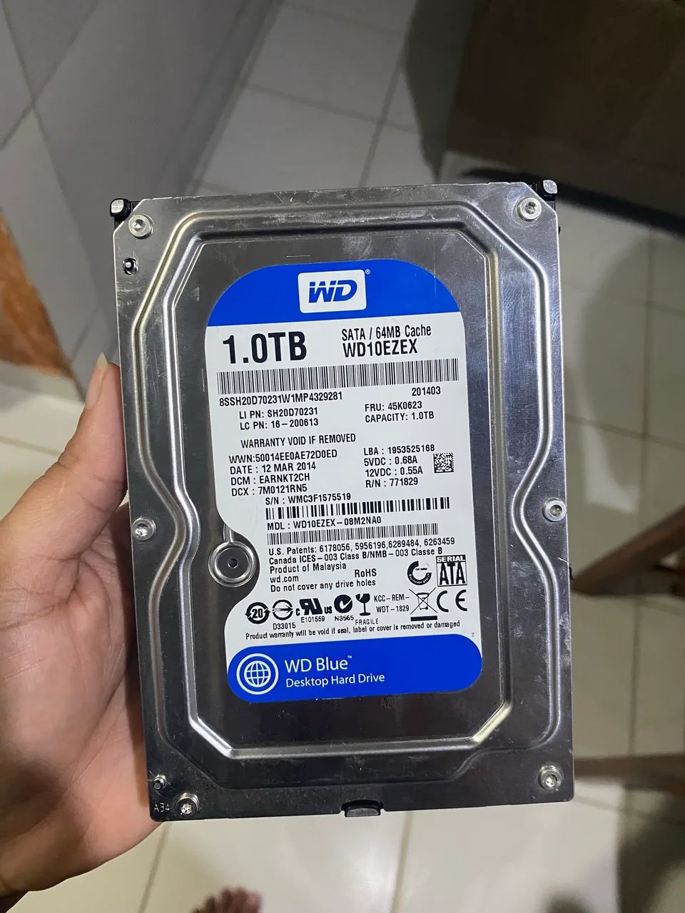 HD 1T SATA 64MB - Armazenamento - Caxangá, Recife 1501586694 | OLX
