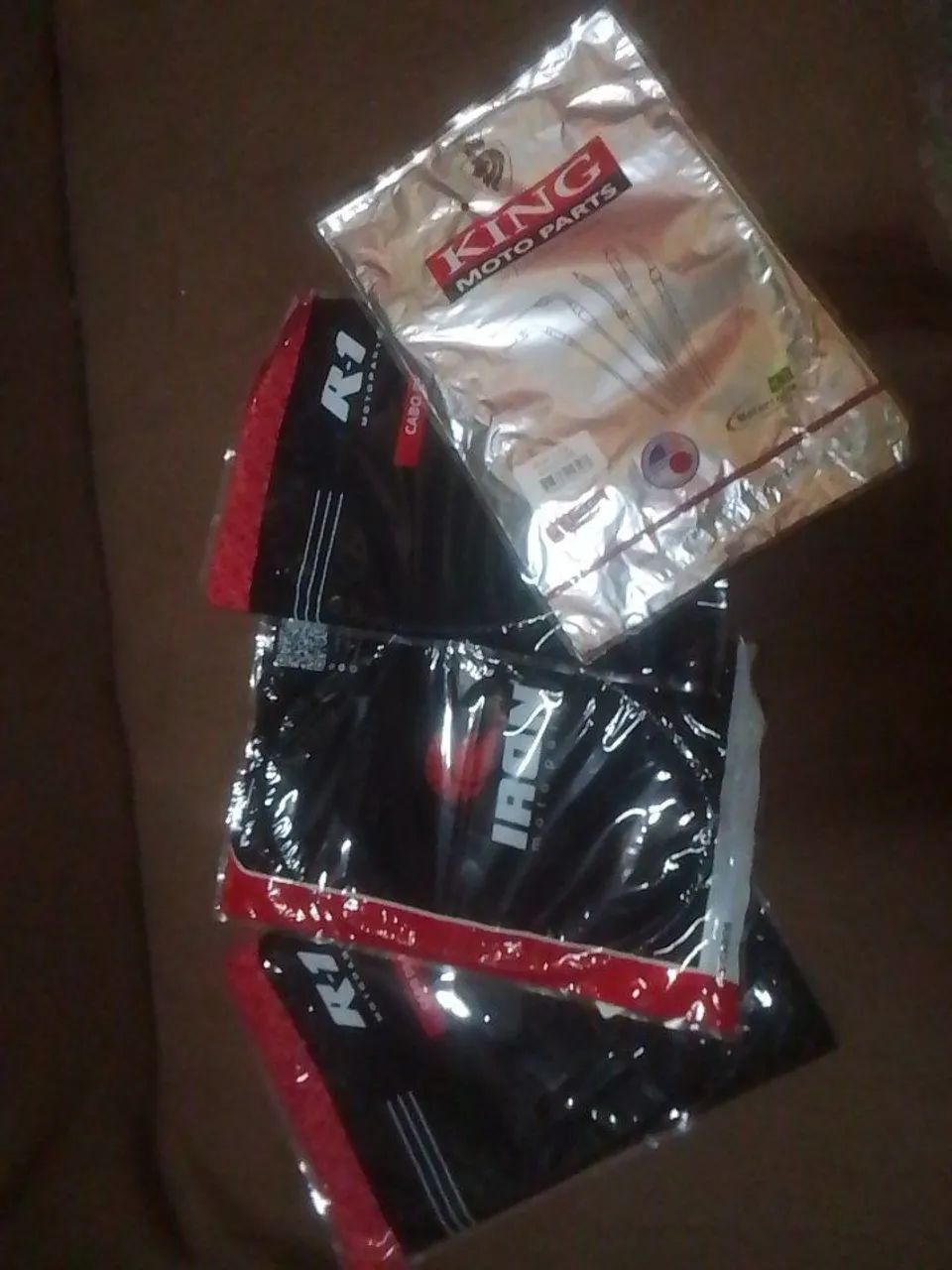Kit de cabo pop 100/110, acelera,2 freios e embreagem