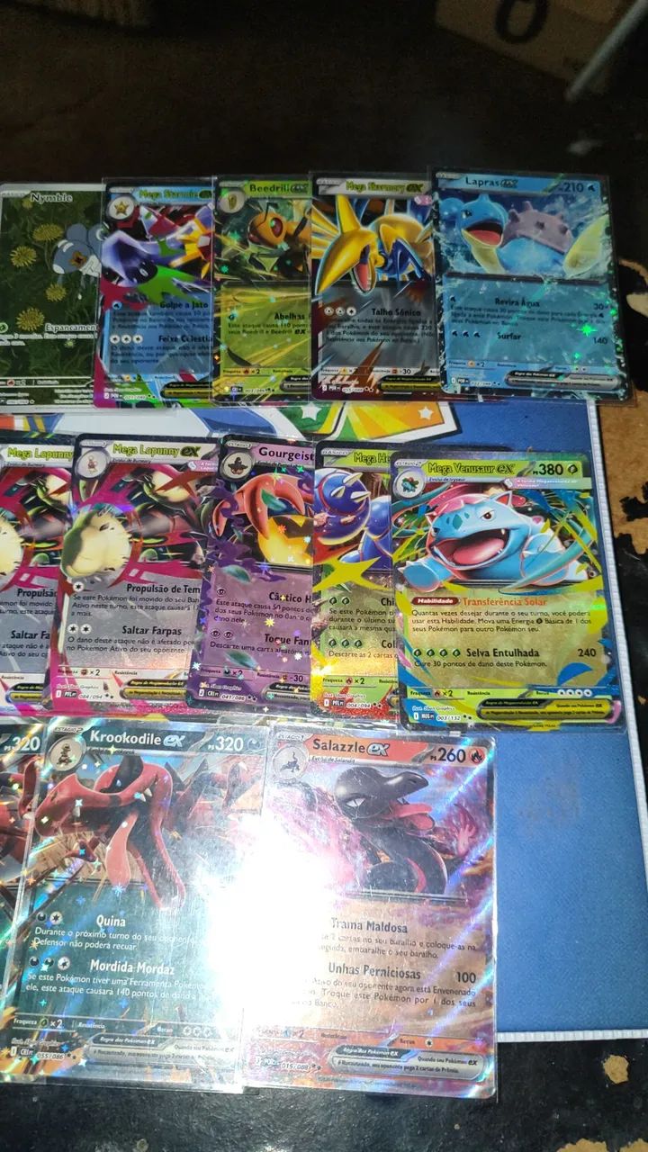 Cartas pokémon rara e Full ART e ex - Foto 5