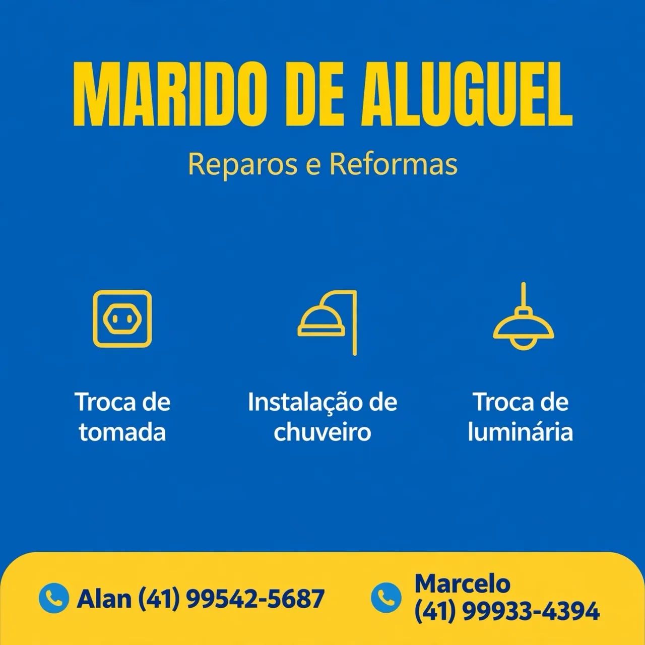 Pequenos serviços, manutenção 
