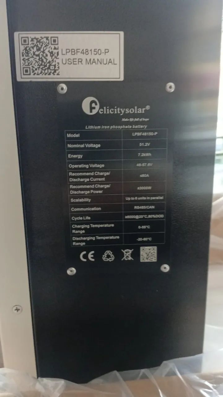 BATERIA DE LITIO FELICITY 48V / 150 AH  - Foto 5