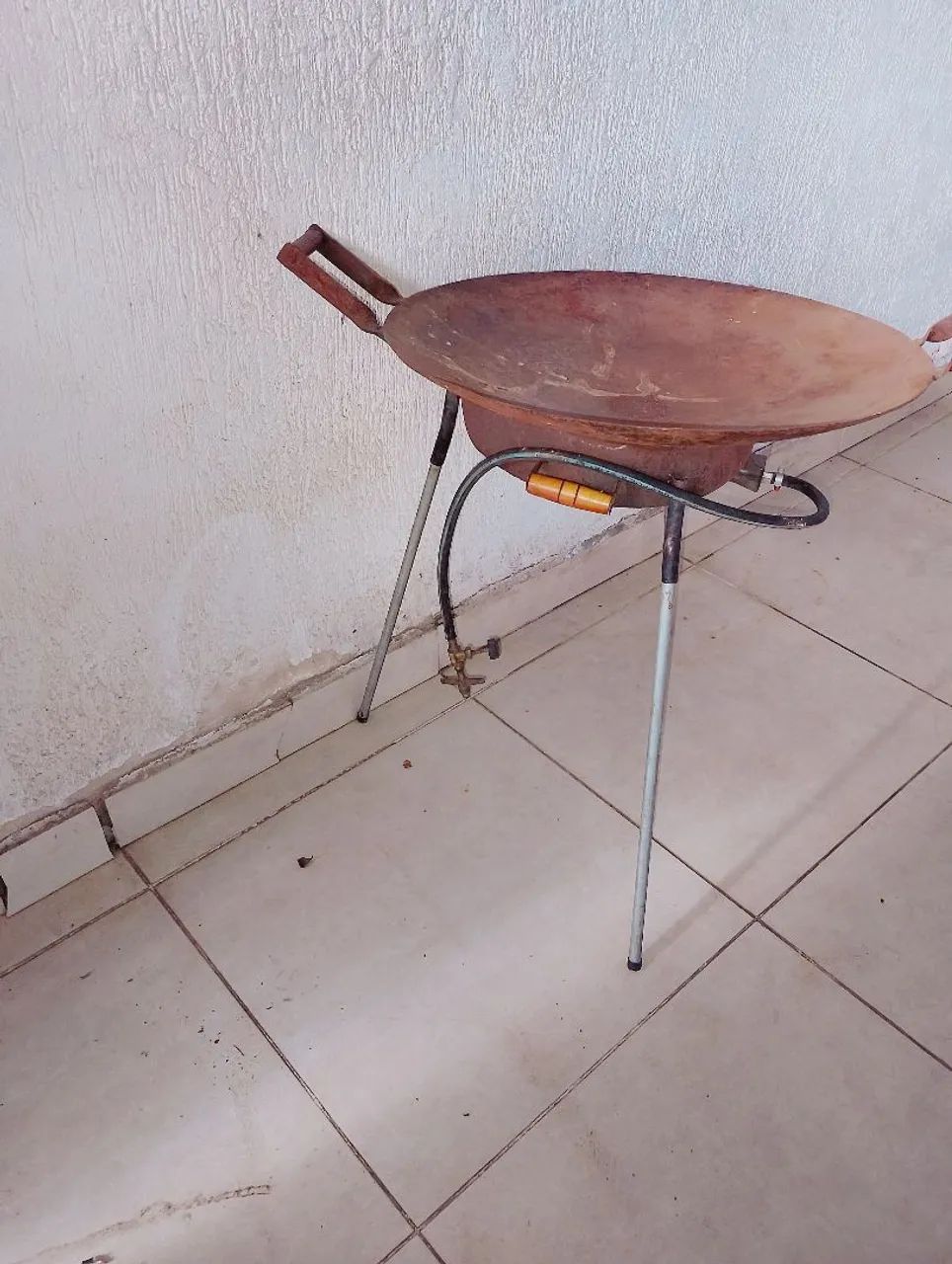 Tacho 60 cm fogareiro e chapa de lanche  - Foto 4
