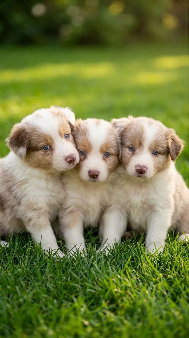 Border Collie Fêmeas CBKC | Red Merle e Chocolate | Linhagem Internacional - Foto 2